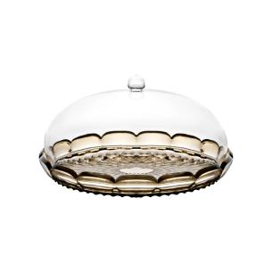 Alzata Torta Vanity Guzzini Bio-based Smoke | Design Italiano