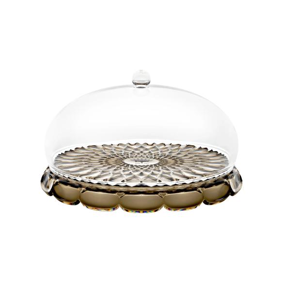 Alzata Torta Vanity Guzzini Bio-based Smoke | Design Italiano