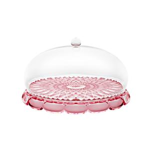 Guzzini Set Tortiera con Campana Vanity Rosa Flamingo Ø30 Bio-based