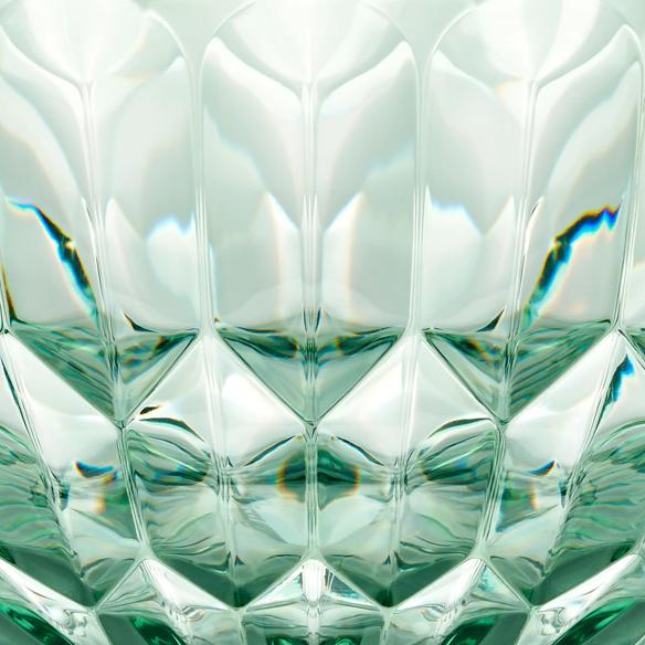 Guzzini Ciotola Vanity diametro 30cm in Cristallo Bio-based Verde Matcha