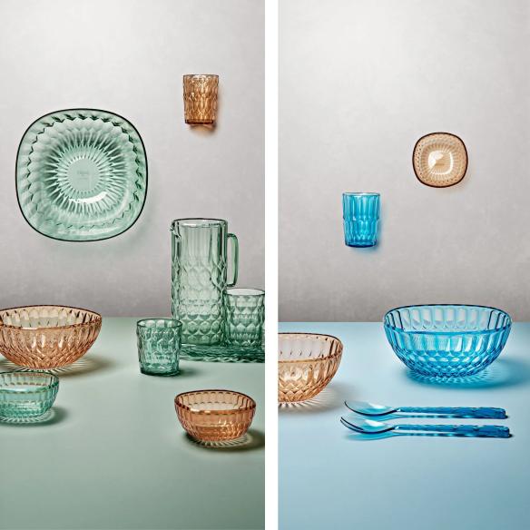 Guzzini Ciotola Vanity diametro 30cm in Cristallo Bio-based Verde Matcha