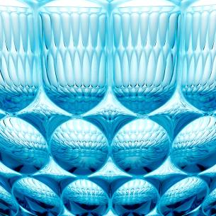 Ciotola Vanity Guzzini diametro 25cm Cristallo Acrilico Bio-based Sea Blue 2