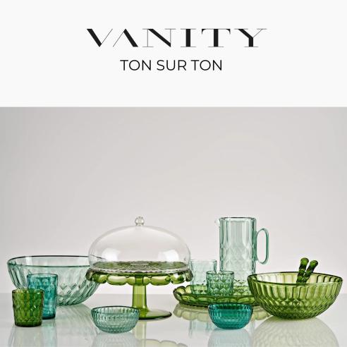 Contenitore Guzzini Vanity Ø12cm Bio-based Verde Matcha Green
