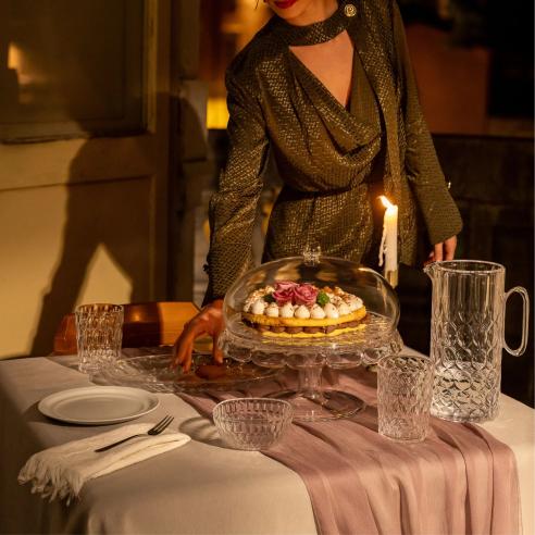 Ciotola Guzzini Vanity 12cm in Cristallo Acrilico Bio-based Trasparente