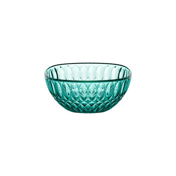 Contenitore Guzzini Vanity 21 cm Cristallo Acrilico Bio-based Aquamarine