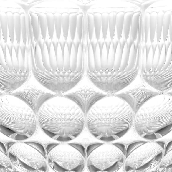 Guzzini Vanity Contenitore 25 cm in Cristallo Acrilico Bio-based Trasparente