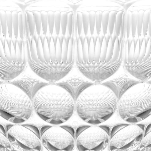 Guzzini Vanity Contenitore 25 cm in Cristallo Acrilico Bio-based Trasparente