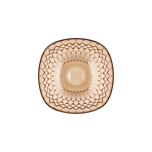 Guzzini Contenitore Vanity 21 cm Rosa Cipria in Cristallo Acrilico Bio-based