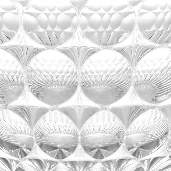 Guzzini Contenitore Vanity 16 cm in Cristallo Acrilico Bio-based Trasparente