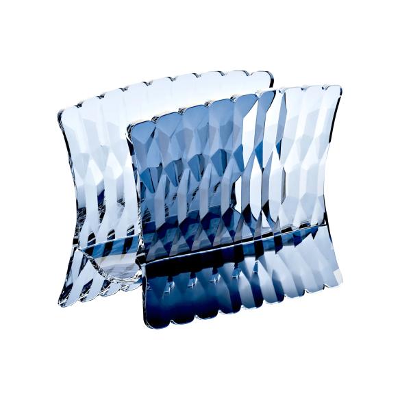 Portatovaglioli Verticale Guzzini Vanity Denim Blue Bio-based