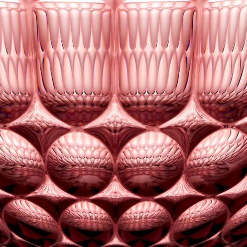 Ciotola Guzzini Vanity Ø25 cm Mauve - Cristallo Acrilico Bio-based