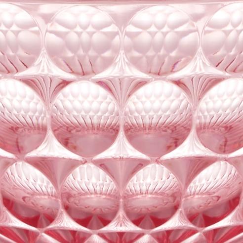 Guzzini Contenitore Vanity 16cm Rosa Flamingo | Cristallo Bio-based