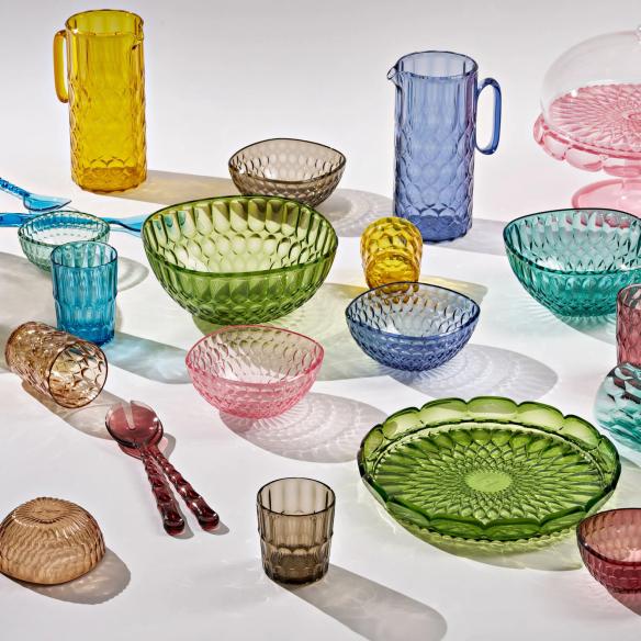 Guzzini Contenitore Vanity 16cm Rosa Flamingo | Cristallo Bio-based