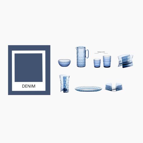 Guzzini Vanity Caraffa con Coperchio Bio-based 1.75L Blu Denim