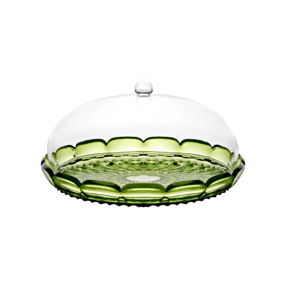 Guzzini Vanity Tortiera con Campana 30cm Verde Water Lily Green