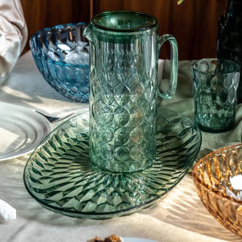 Guzzini Vanity Caraffa Verde Matcha 1,75L – Cristallo Bio-based