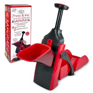 Mandolina Verticale a Pressione Samurai Arca 9 Spessori Taglio Julienne 2