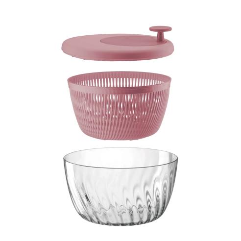 Guzzini Centrifuga per insalata 'Spin&Store' Mauve