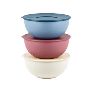 Guzzini Everywhere Bio Set 3 Contenitori Ø16cm con Coperchio