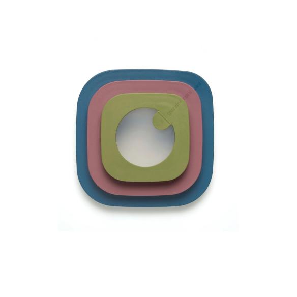 Guzzini Store&More Bio: Set 3 Contenitori Alti Quadrati Ermetici