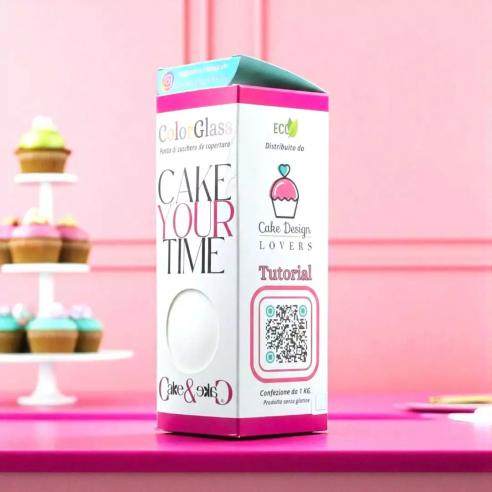 ColorGlass Plus Pasta di Zucchero 1kg | Elastica, Senza Crepe