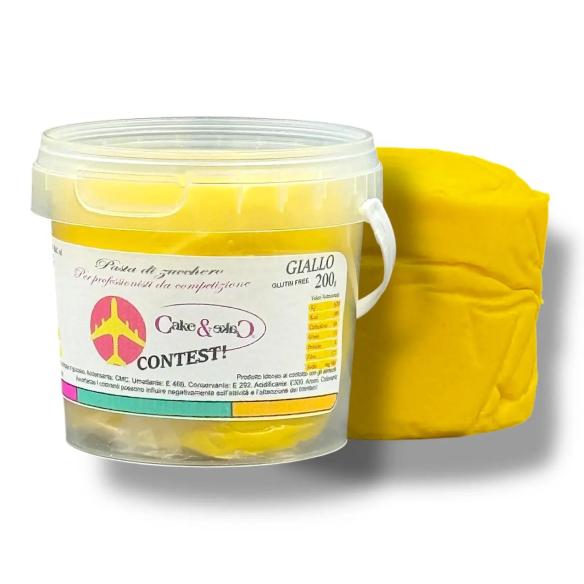 Pasta di Zucchero Gialla Contest Cake&Cake - Modelling 200gr