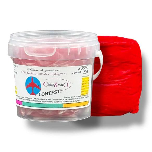 Pasta Di Zucchero Rossa Contest Cake&Cake – Pasta Modelling 200gr