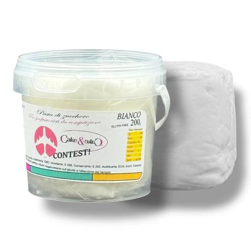 Pasta Di Zucchero Modelling Bianca Contest Cake&Cake 200gr