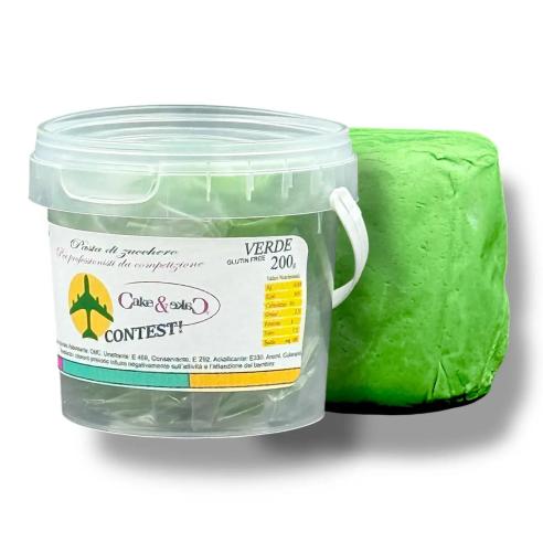 Pasta Di Zucchero Verde Contest Cake&Cake – Pasta Modelling 200gr