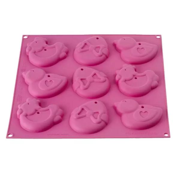 Stampo Silicone Pasqua Silikomart HSH03/A - Pulcini & Uova