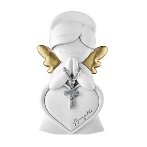 Bongelli Angioletto Croce Oro H11 | Bomboniera Scultura
