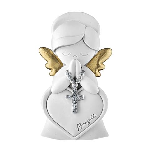 Bongelli Angioletto Croce Oro H11 | Bomboniera Scultura