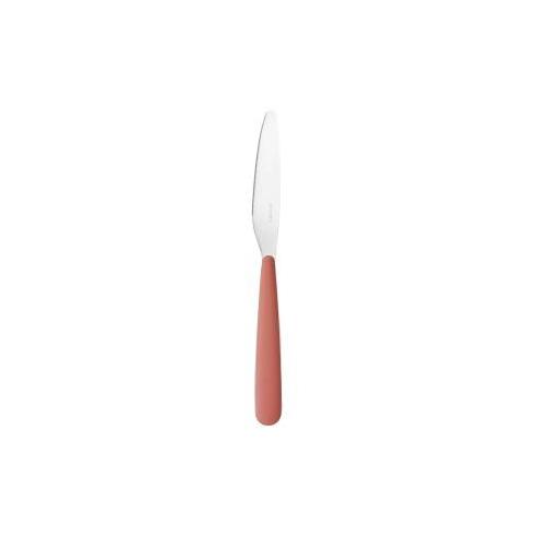 Coltello acciaio Guzzini manico terra cotta
