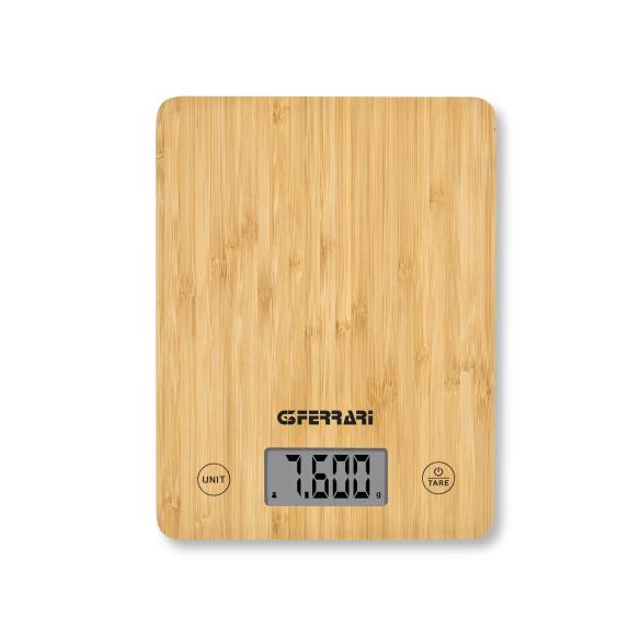 G3 Ferrari G20166 Bilancia Cucina Natura Kitchen 10kg Bamboo