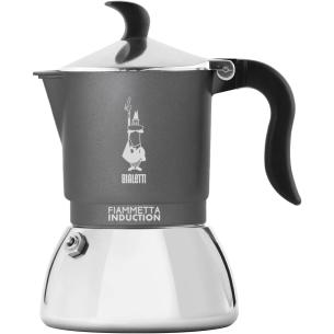 Bialetti Fiammetta Induction 2 Tazze Grigia | Caffettiera Moka