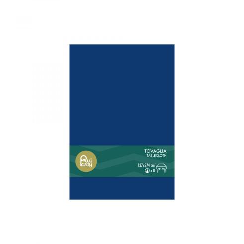 Tovaglia Plastica Blu Navy 137x274 cm per Feste e Eventi