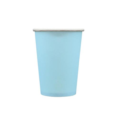 Bicchieri Carta Celeste 250ml Qui Party - 15 pz