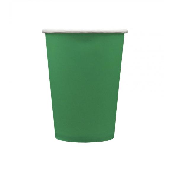 Bicchieri Carta Qui Party 250ml Verde Scuro - 15 Pezzi | Feste