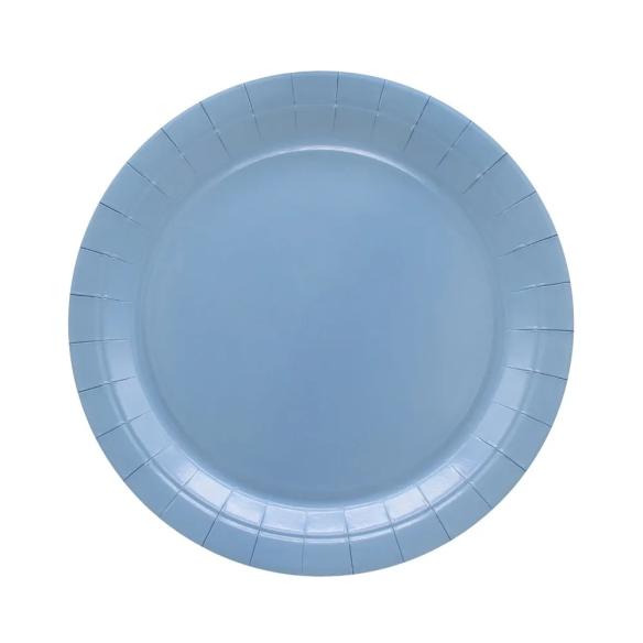 Piatti Carta Monouso 24 cm Carta da Zucchero Qui Party (15 pz)