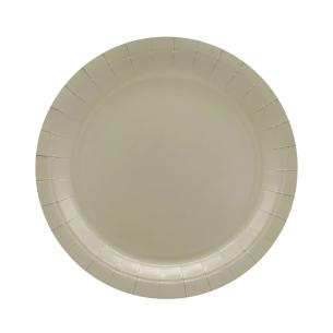 Piatti Carta Monouso Tortora Qui Party Ø24cm - 15pz