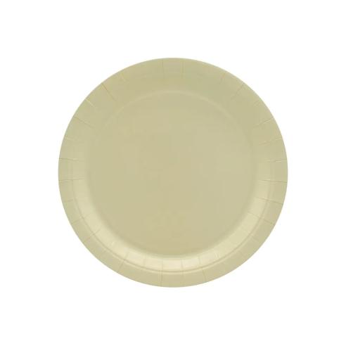Piatti Carta Monouso Qui Party Avorio 18cm - 15pz