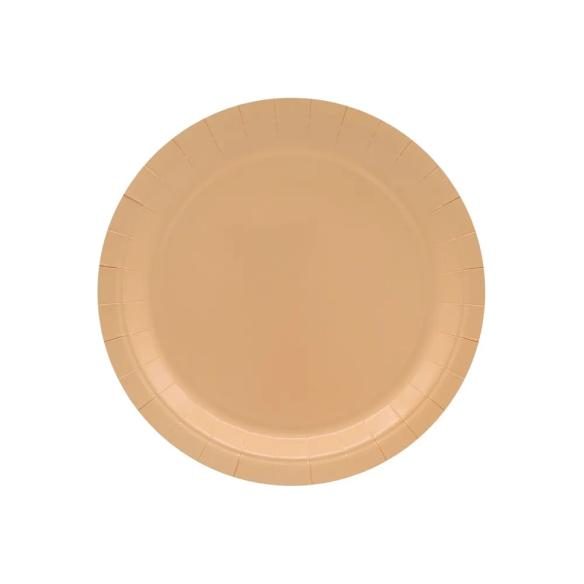 Piatti Carta Monouso Pesca 18cm - 15pz Qui Party