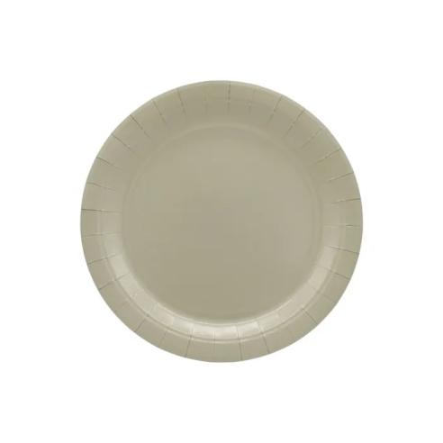 Piatti Carta Monouso Tortora 18cm Qui Party - 15 pz