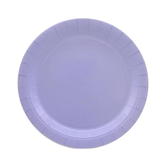 Piatti Monouso Carta Lavanda 24cm - 15pz | Qui Party