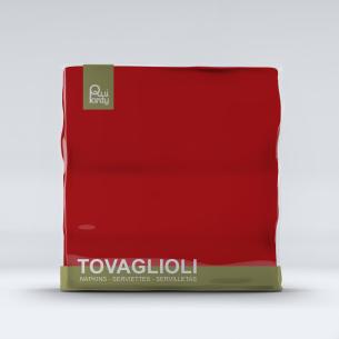 Tovaglioli Carta Qui Party Rosso Scuro 33x33cm 2 Veli 40 pz