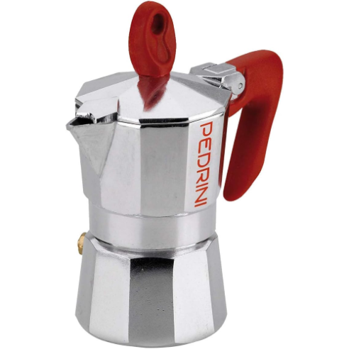 Pedrini Moka Brillant 1/2 Tazza Alluminio | Caffettiera Italiana