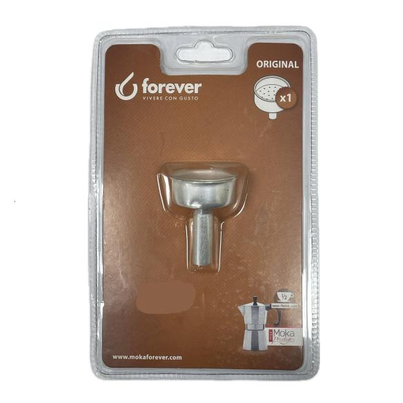 Ricambio Imbuto Moka FOREVER Alluminio 1/2 Tazza - Originale