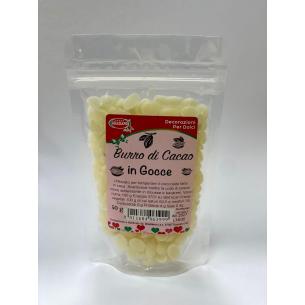 Burro di Cacao in Gocce 100% Naturale Graziano 50g | Pasticceria