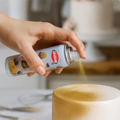 Colorante Spray Perlato Rosa Violetto Graziano 75ml | Torte & Dolci