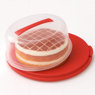 Portatorta GRAZIANO con Coperchio Ø34cm | Trasporto Sicuro Dolci